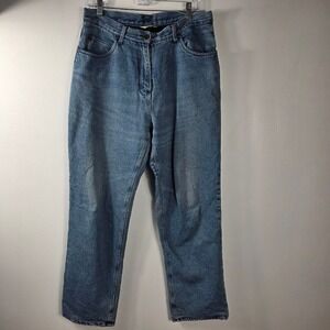 Woolrich Denim Jeans Mens W32 L30‎ Black Lined Bottom Wear Vintage Style